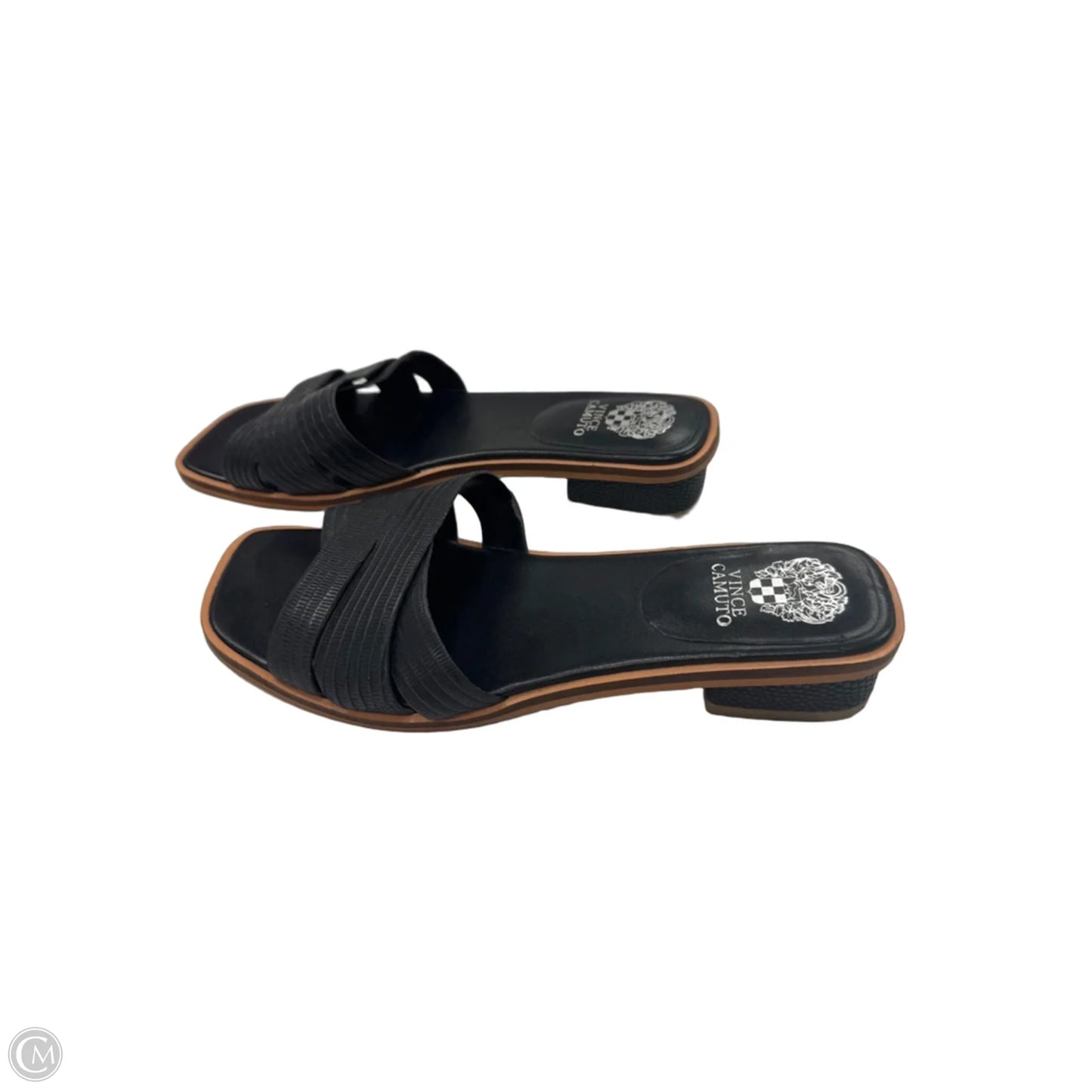 Sandals Flats By Vince Camuto In Black, Size: 8