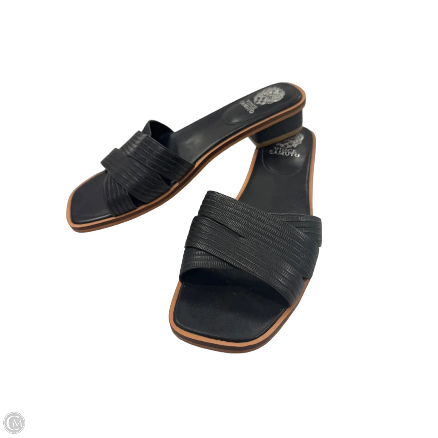Sandals Flats By Vince Camuto In Black, Size: 8