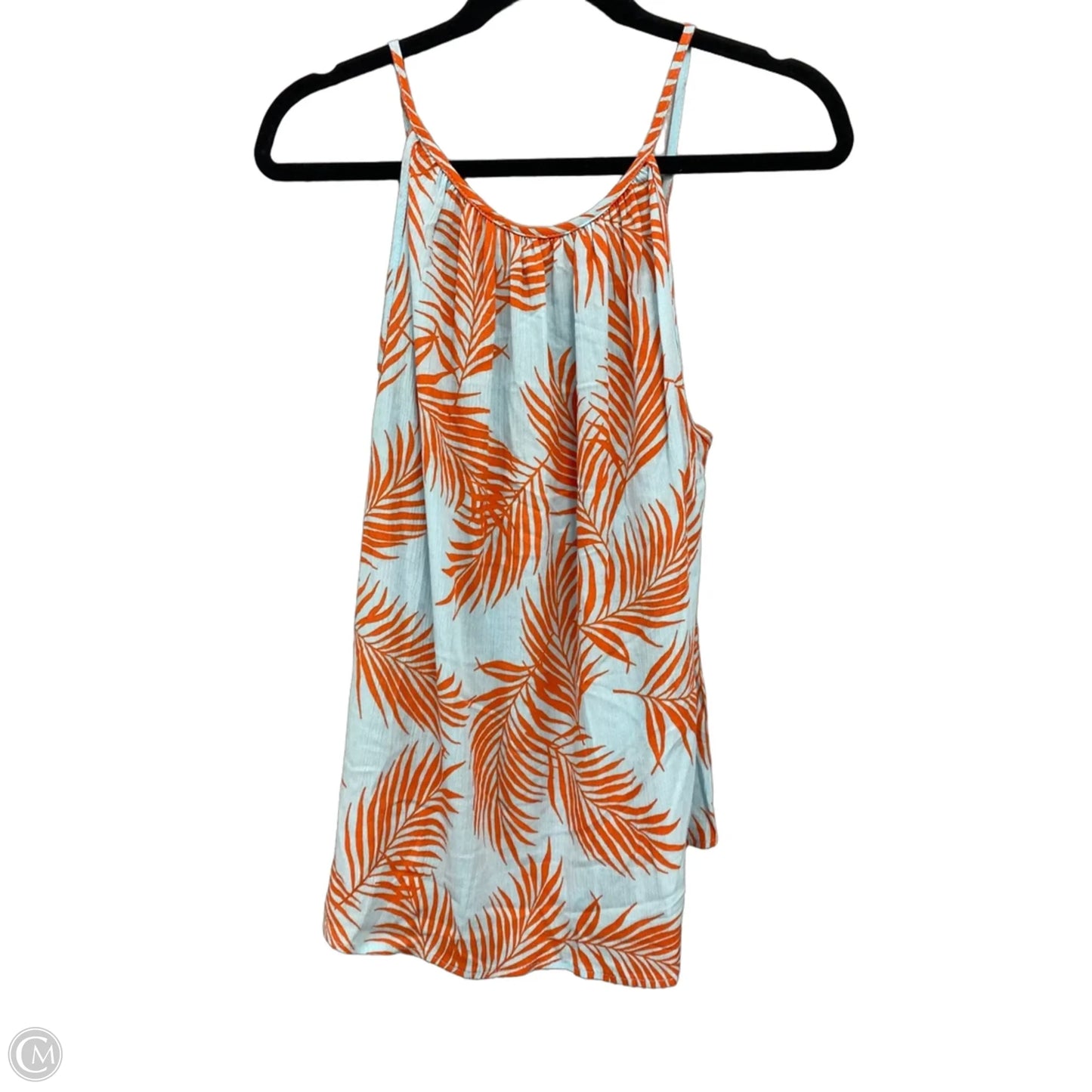 Top Sleeveless By Clothes Mentor In Blue & Orange, Size: S