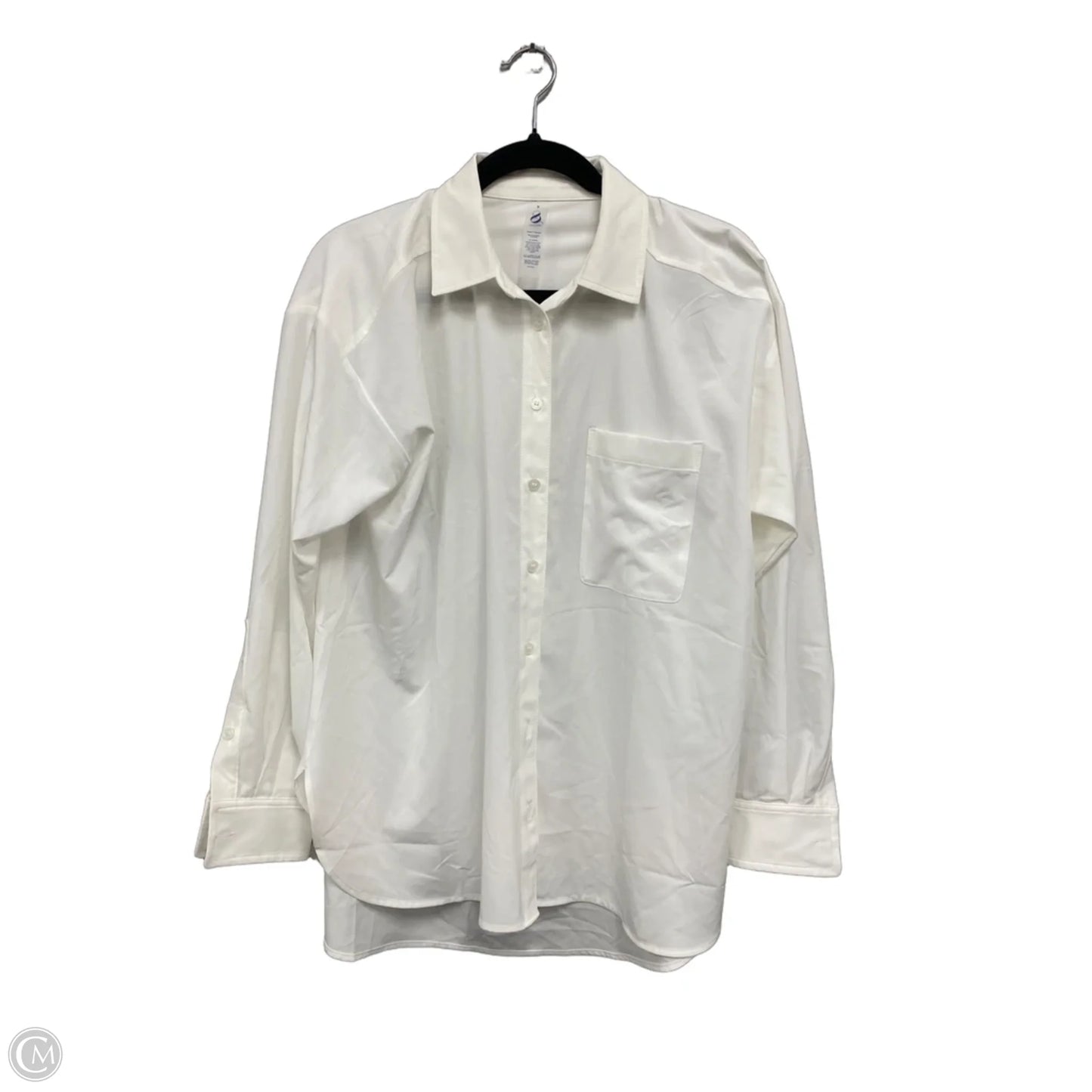 Blouse Long Sleeve By Lou And Grey In Cream, Size: S