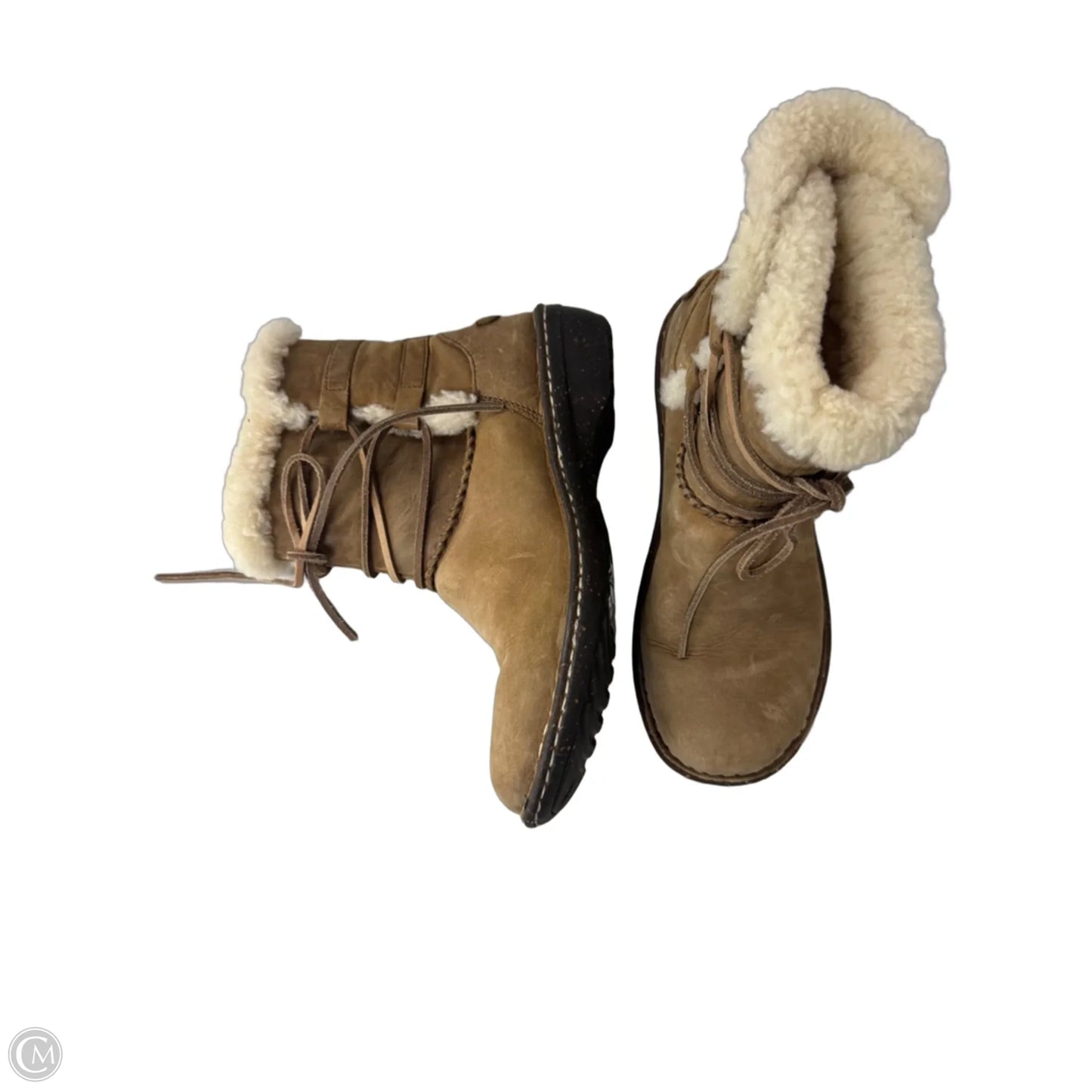 Boots Designer By Ugg In Tan, Size: 9