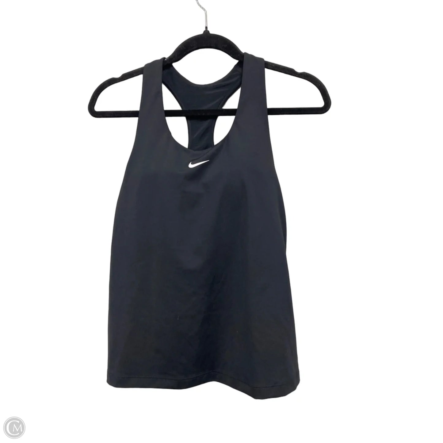 Athletic Tank Top By Nike Apparel In Black, Size: L