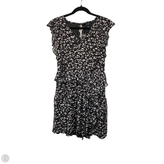 Dress Casual Short By Simply Vera In Black & White, Size: M