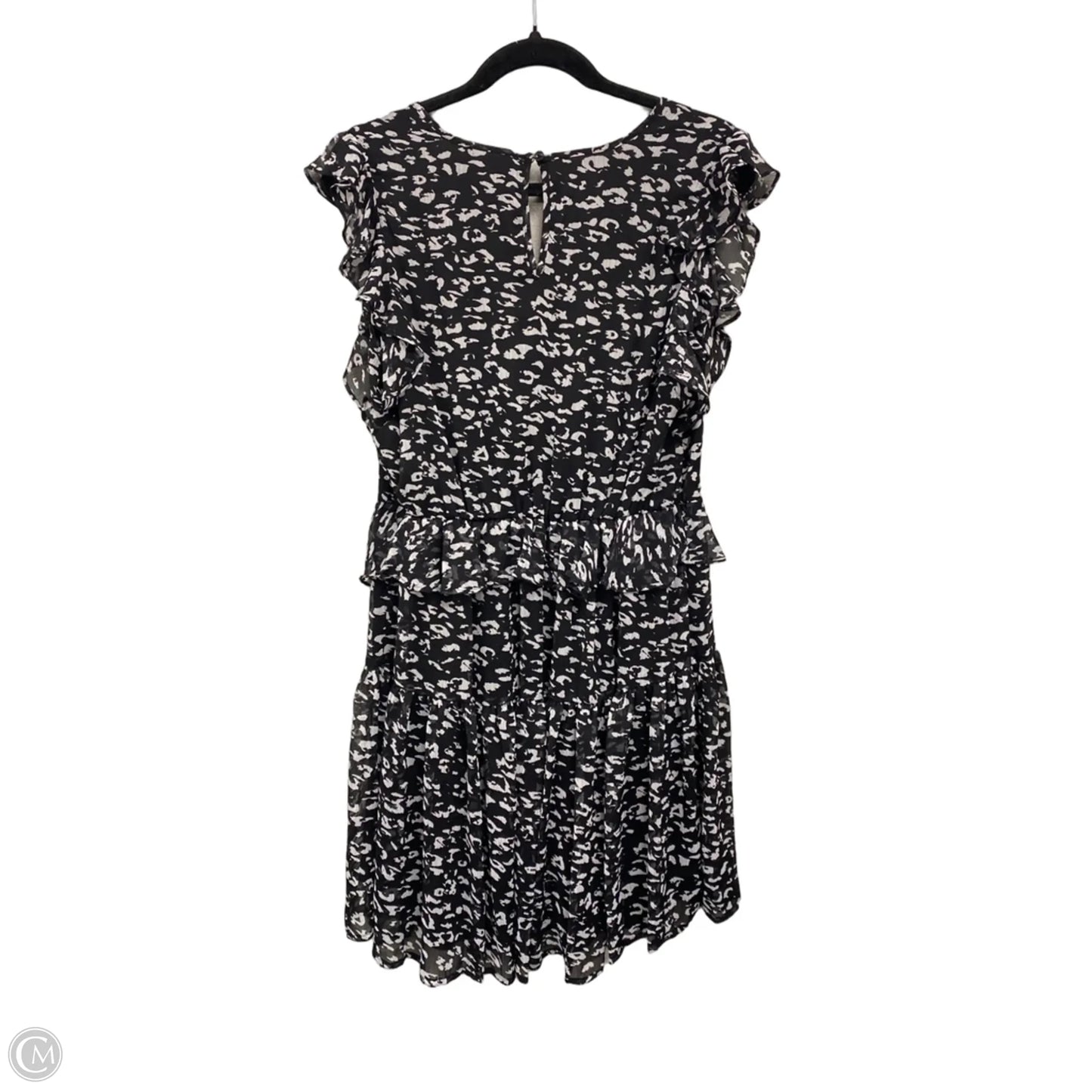 Dress Casual Short By Simply Vera In Black & White, Size: M