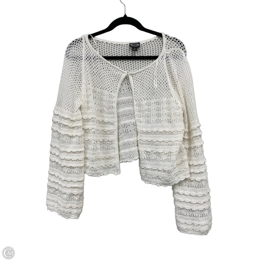 Cardigan By Scoop In Cream, Size: S