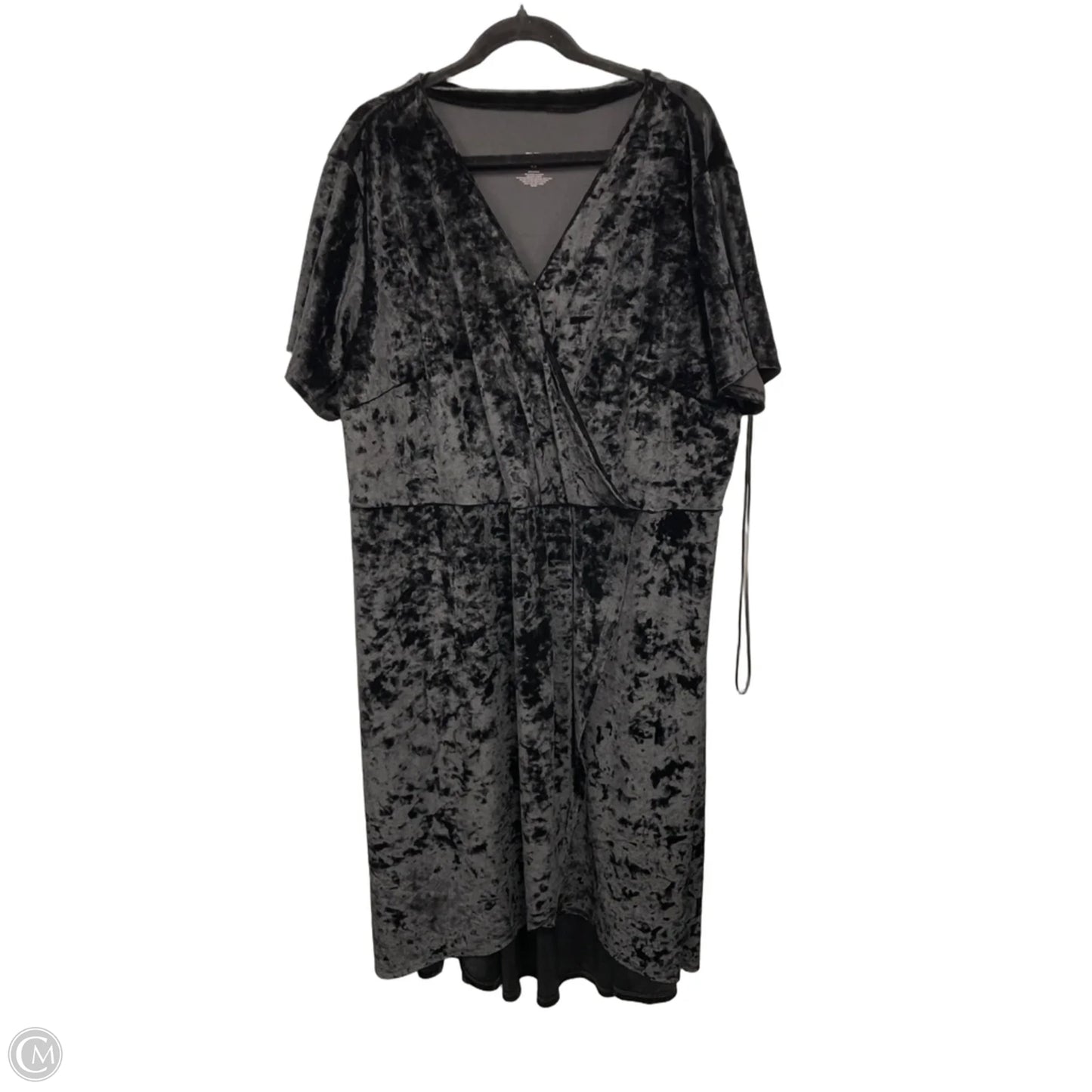 Dress Casual Midi By Evri In Black, Size: 4x