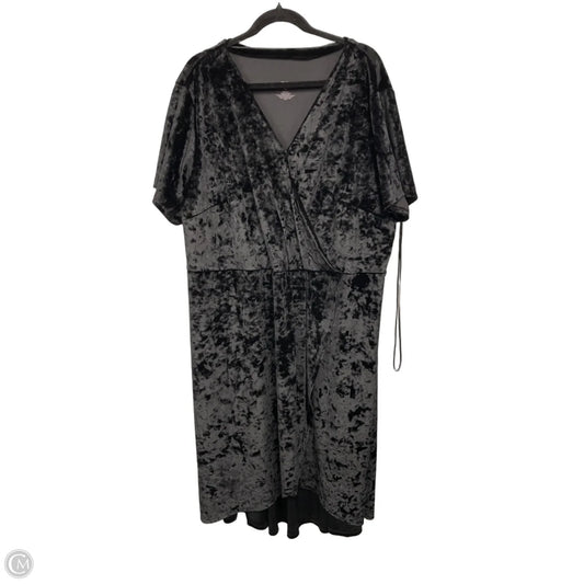 Dress Casual Midi By Evri In Black, Size: 4x