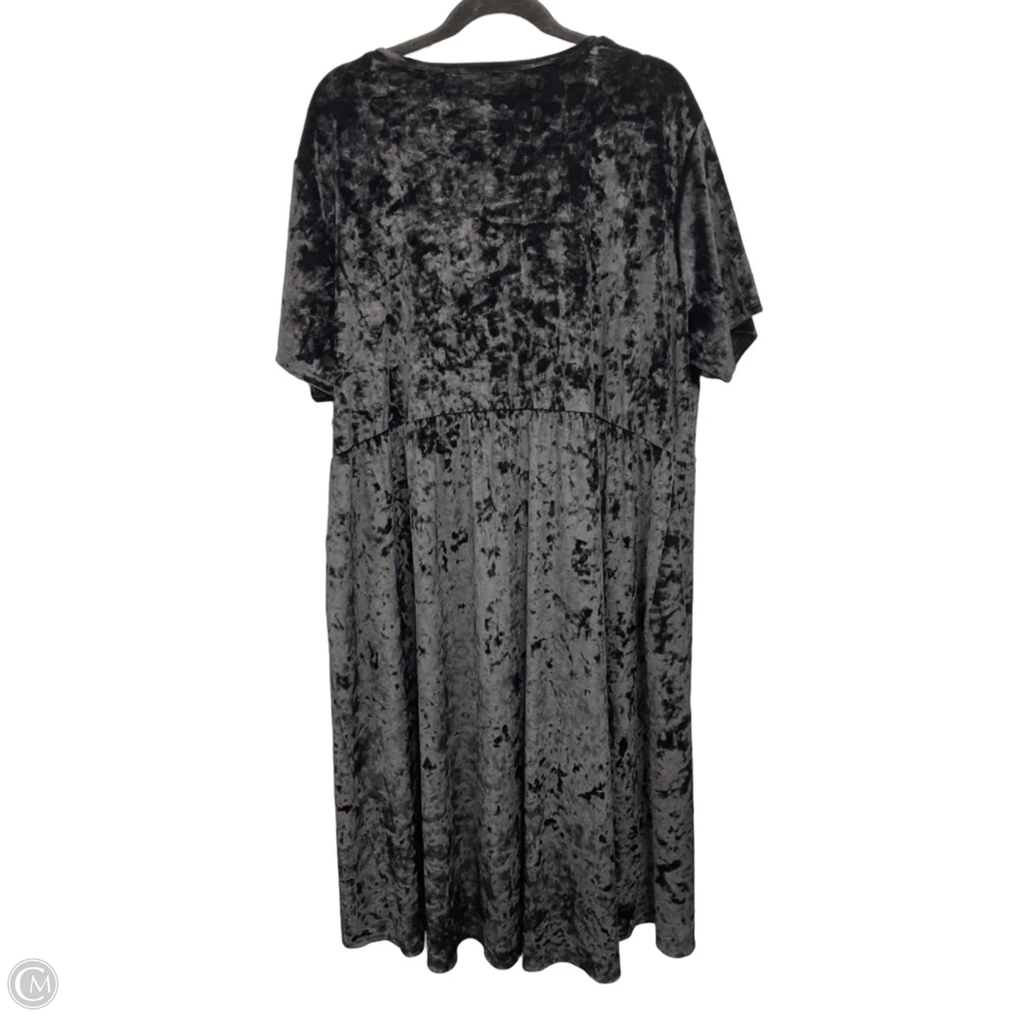 Dress Casual Midi By Evri In Black, Size: 4x