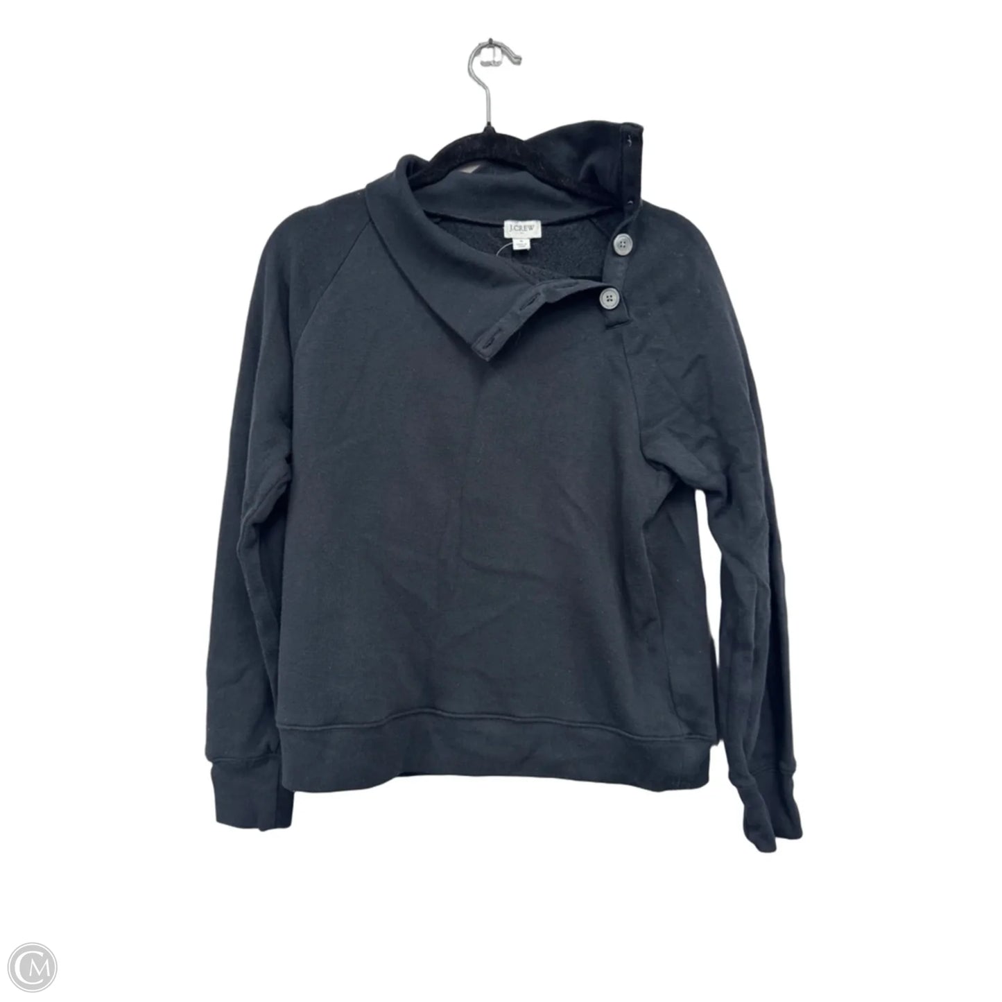 Sweatshirt Collar By J. Crew In Black, Size: S