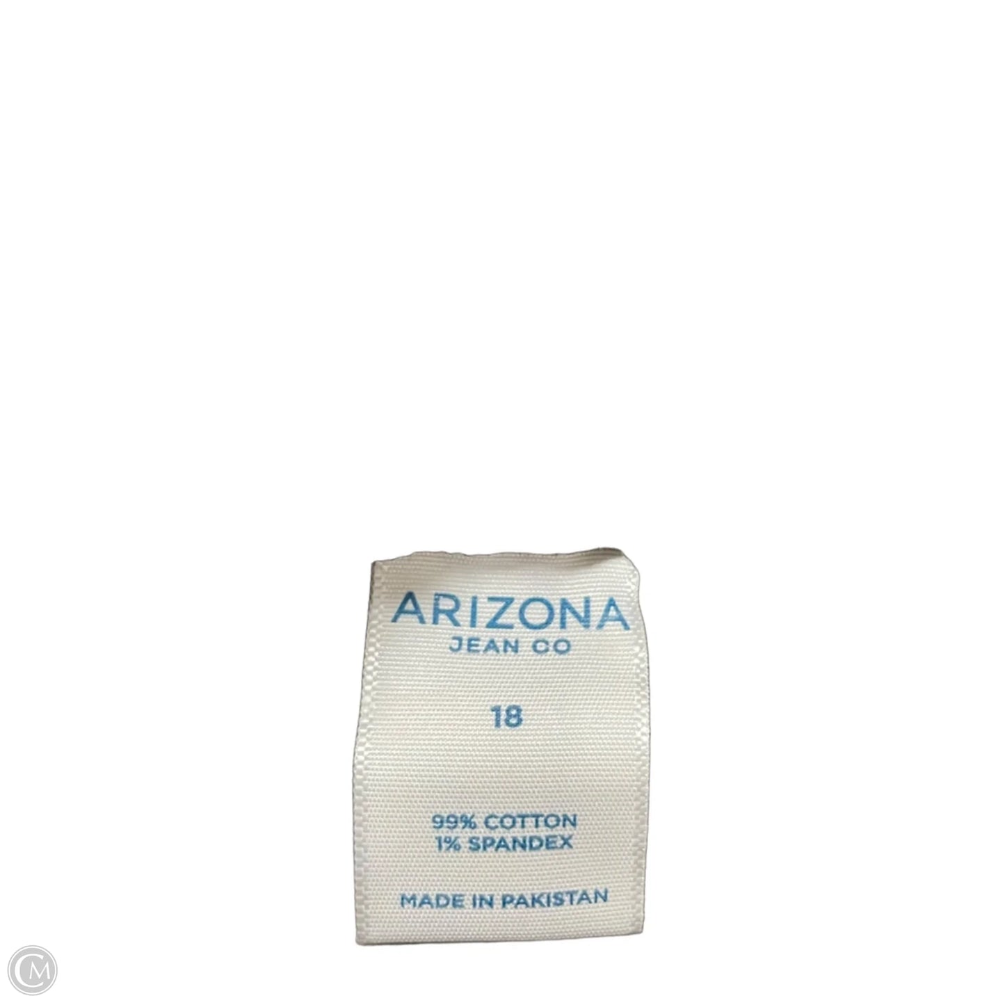 Jeans Wide Leg By Arizona In Black & Brown, Size: 18