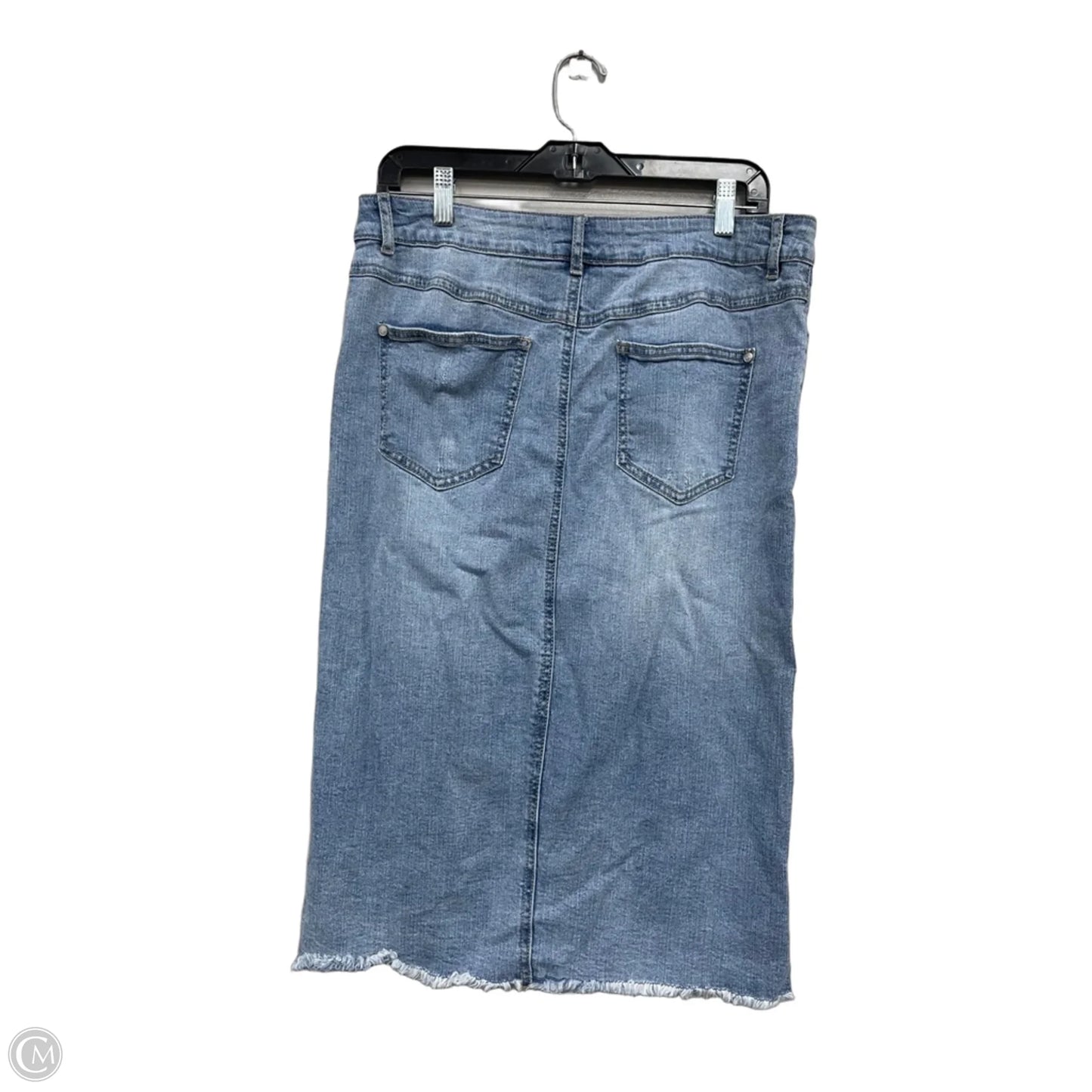 Skirt Midi By Cato In Blue, Size: 10