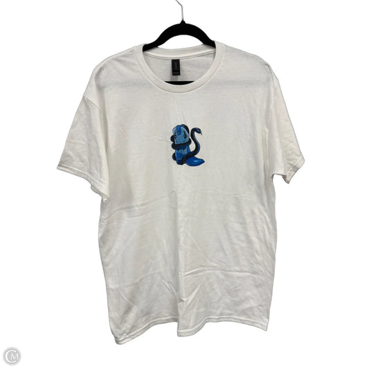 Top Short Sleeve Basic By Gildan In White, Size: L