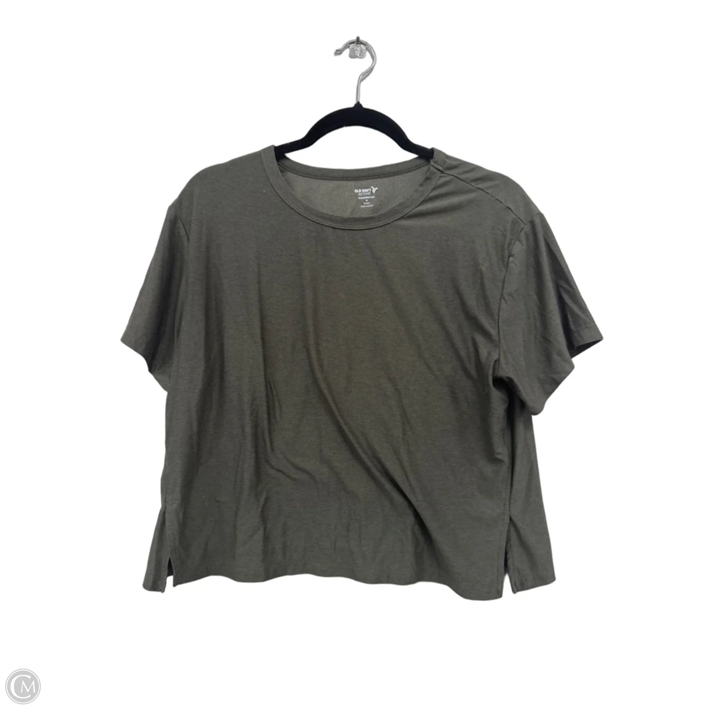 Athletic Top Short Sleeve By Old Navy In Green, Size: M