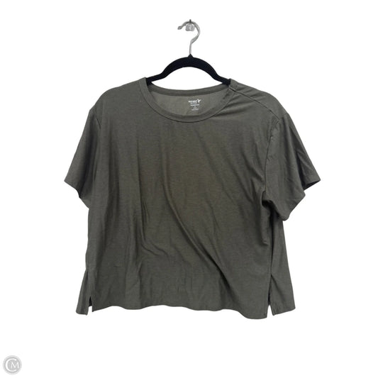 Athletic Top Short Sleeve By Old Navy In Green, Size: M