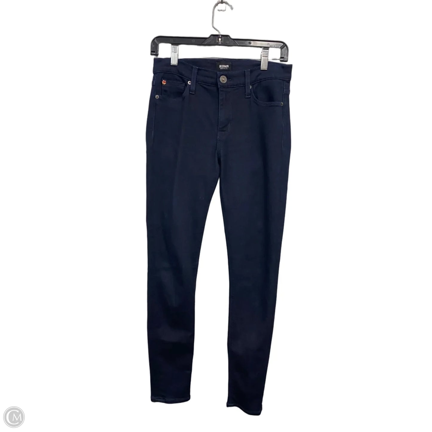 Jeans Skinny By Hudson In Navy, Size: 4