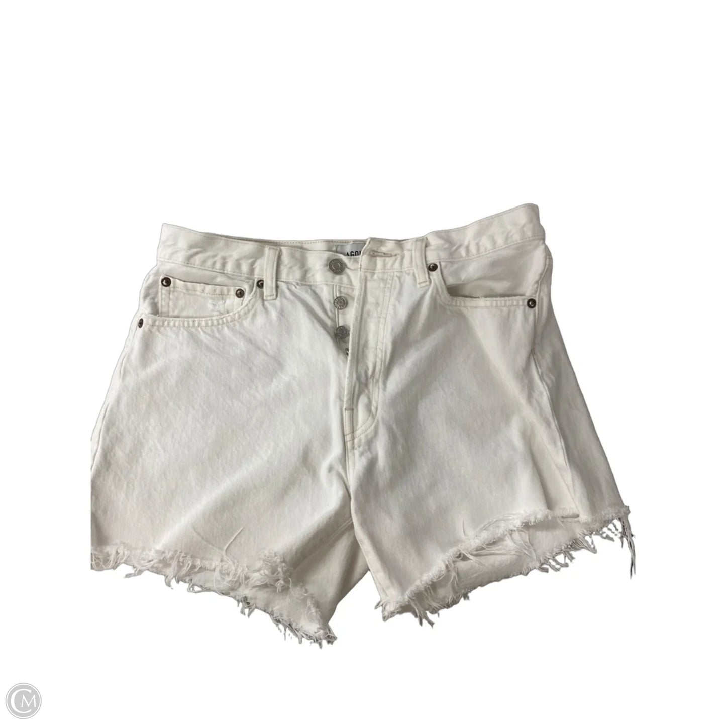 Shorts By Agolde In White, Size: 6