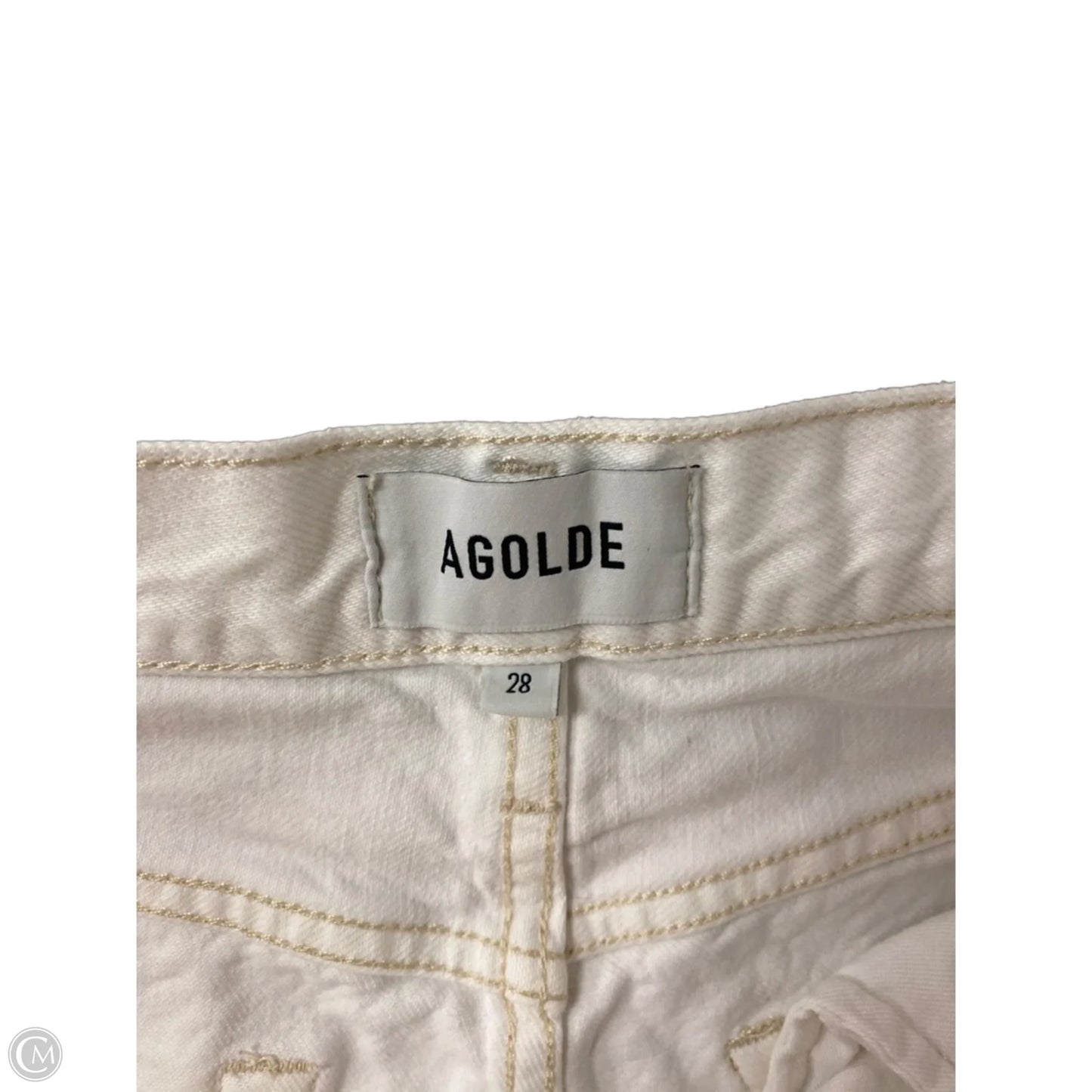 Shorts By Agolde In White, Size: 6