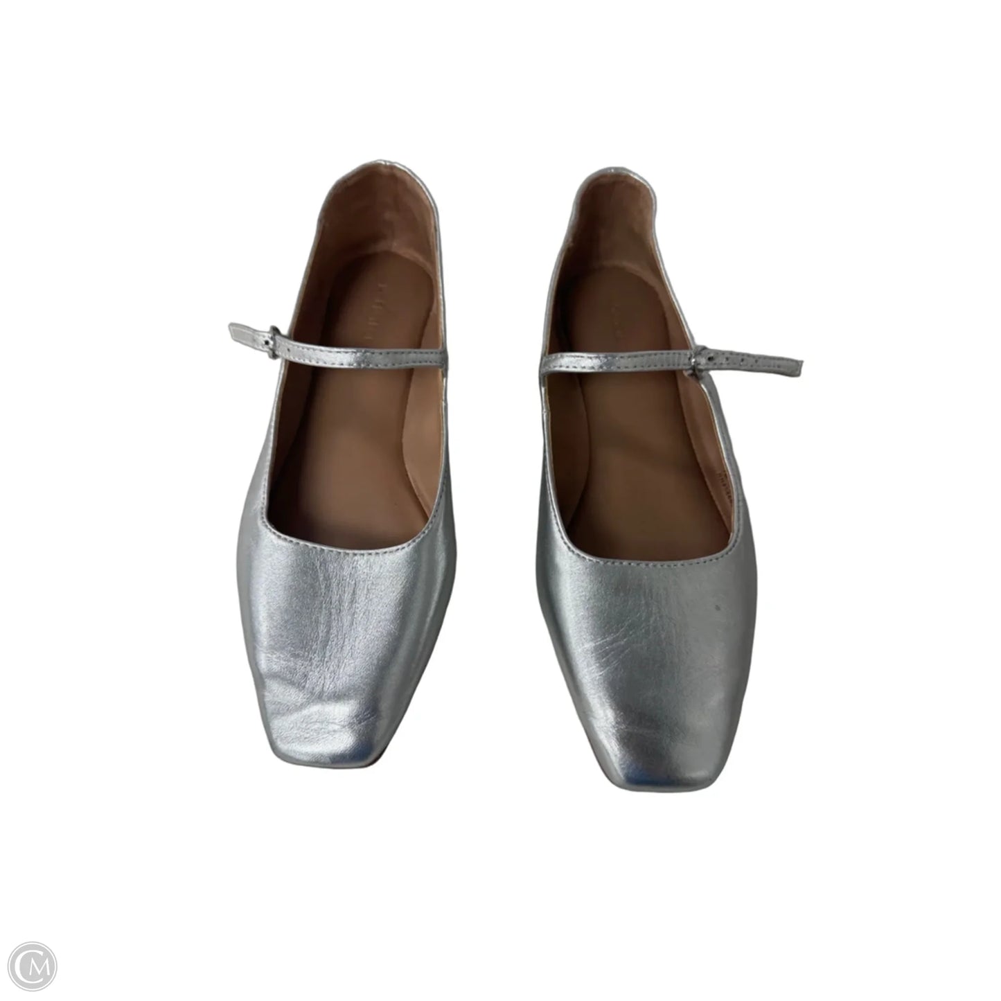Shoes Flats By Nordstrom In Silver, Size: 7