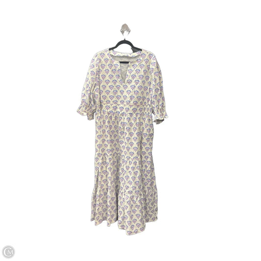 Dress Casual Maxi By Chicsoul In Blue & Purple, Size: 3x