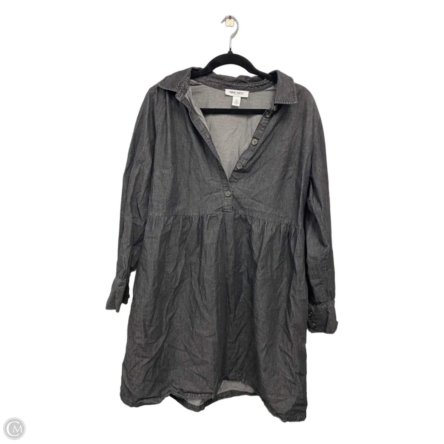 Dress Casual Short By Nine West In Grey, Size: L