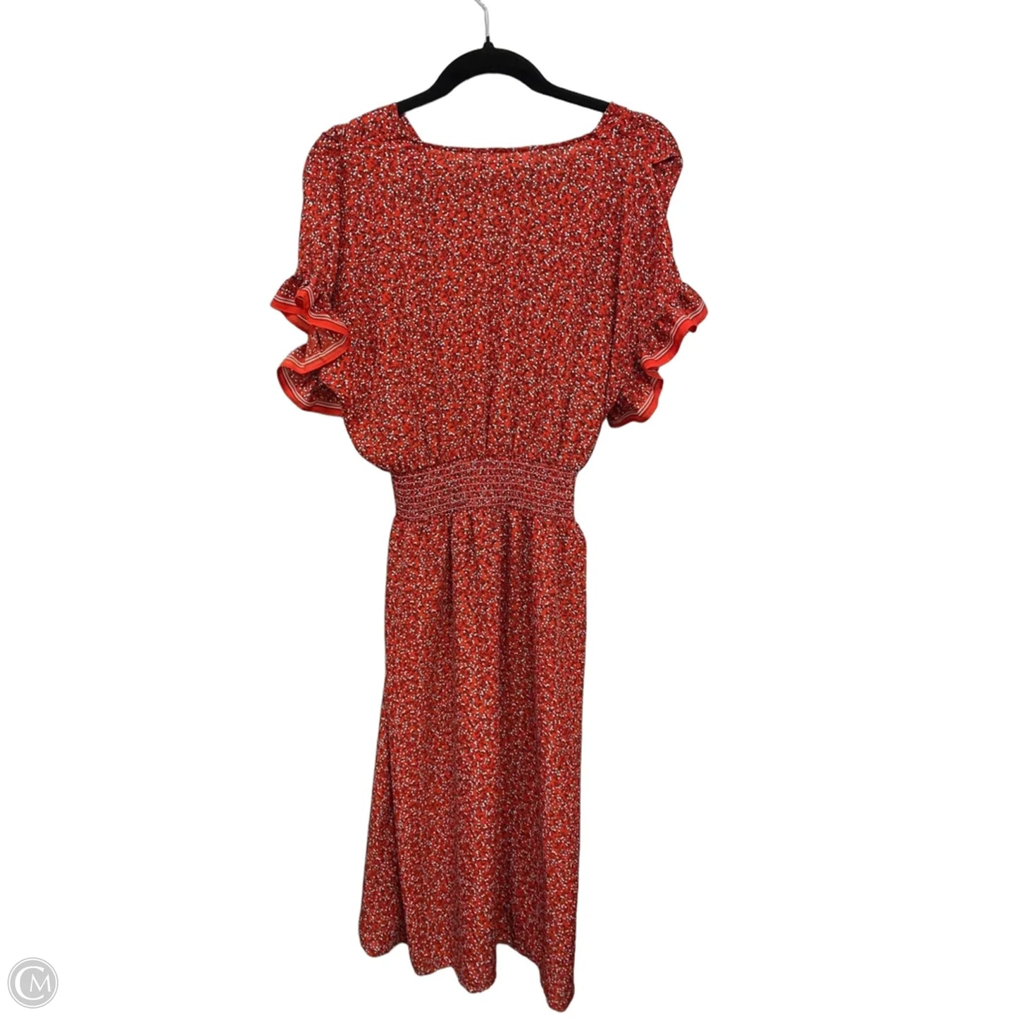 Dress Casual Midi By Max Studio In Red & White, Size: M