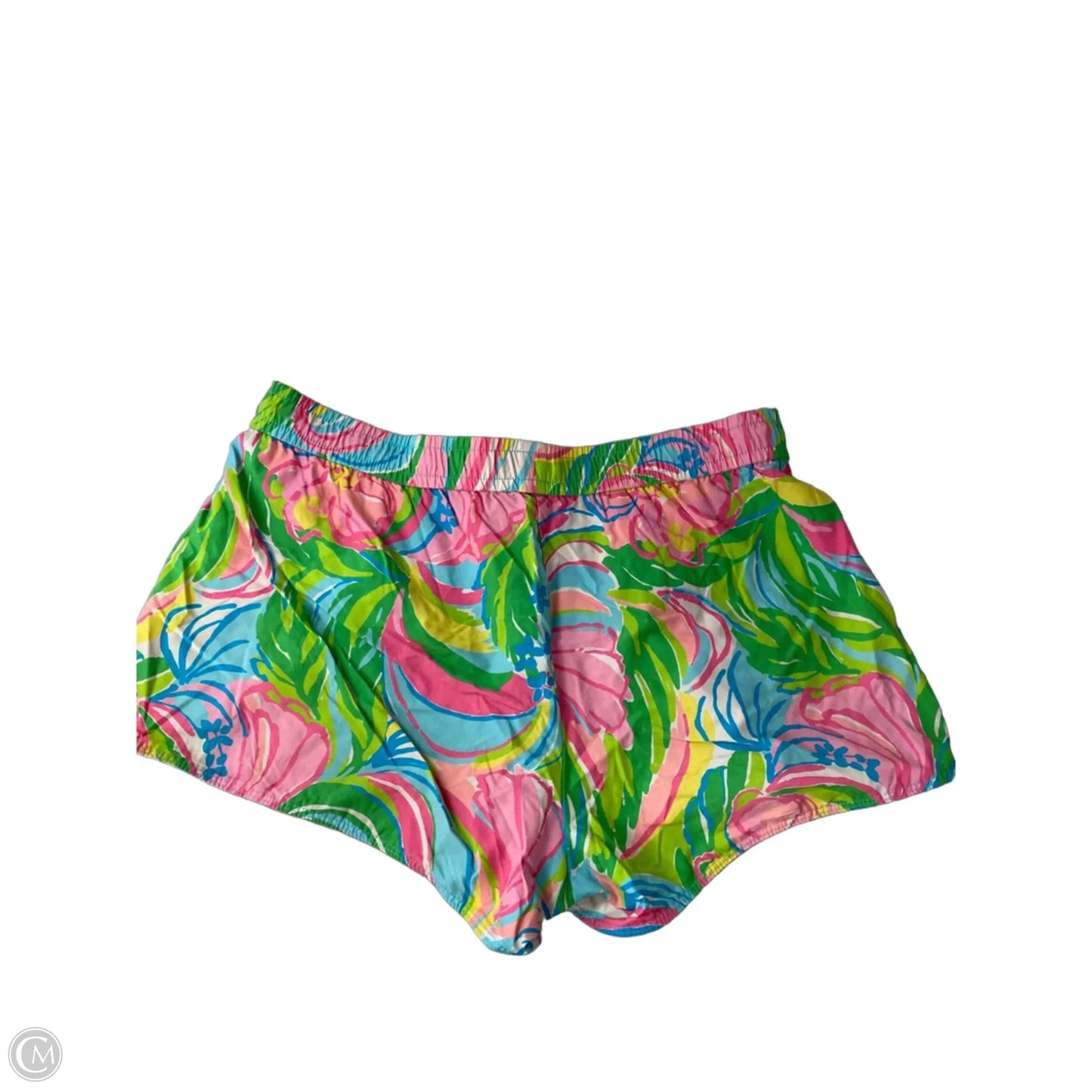 Shorts Designer By Lilly Pulitzer In Green & Pink, Size: M