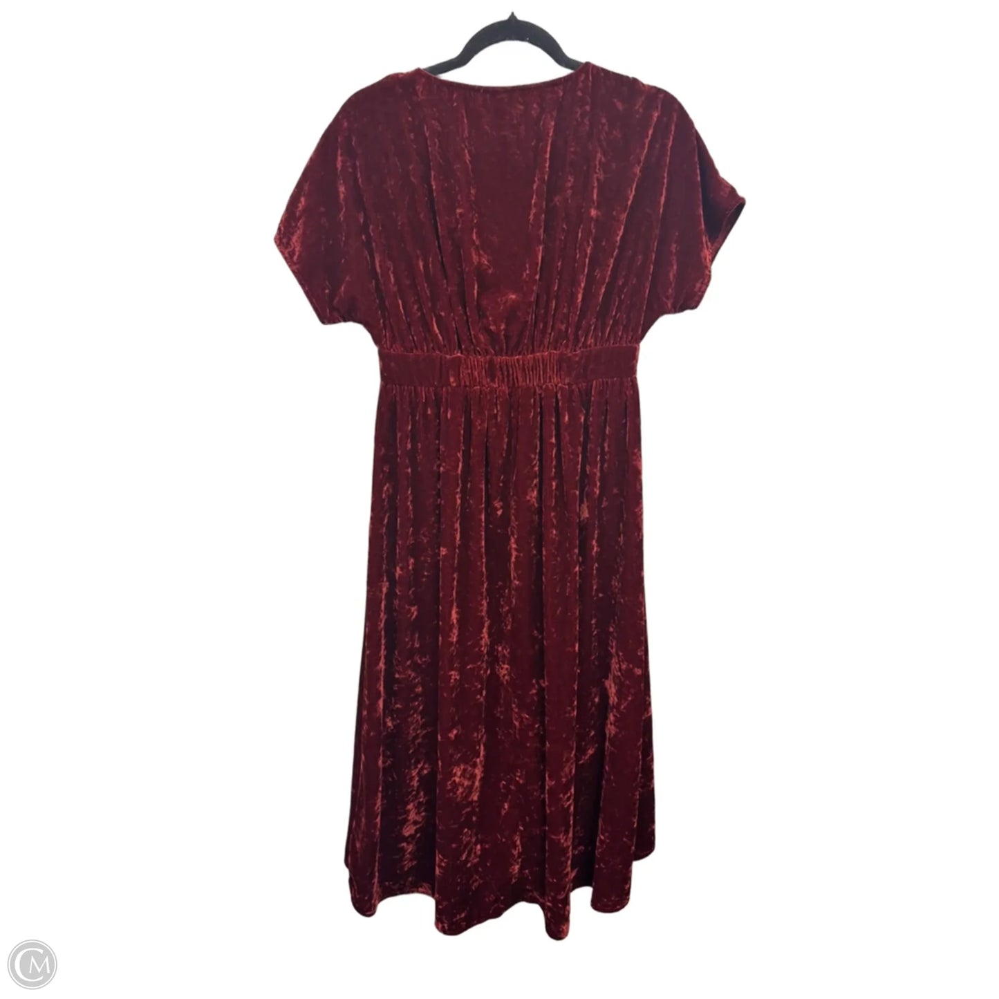 Dress Casual Midi By Cabi In Maroon, Size: Xs