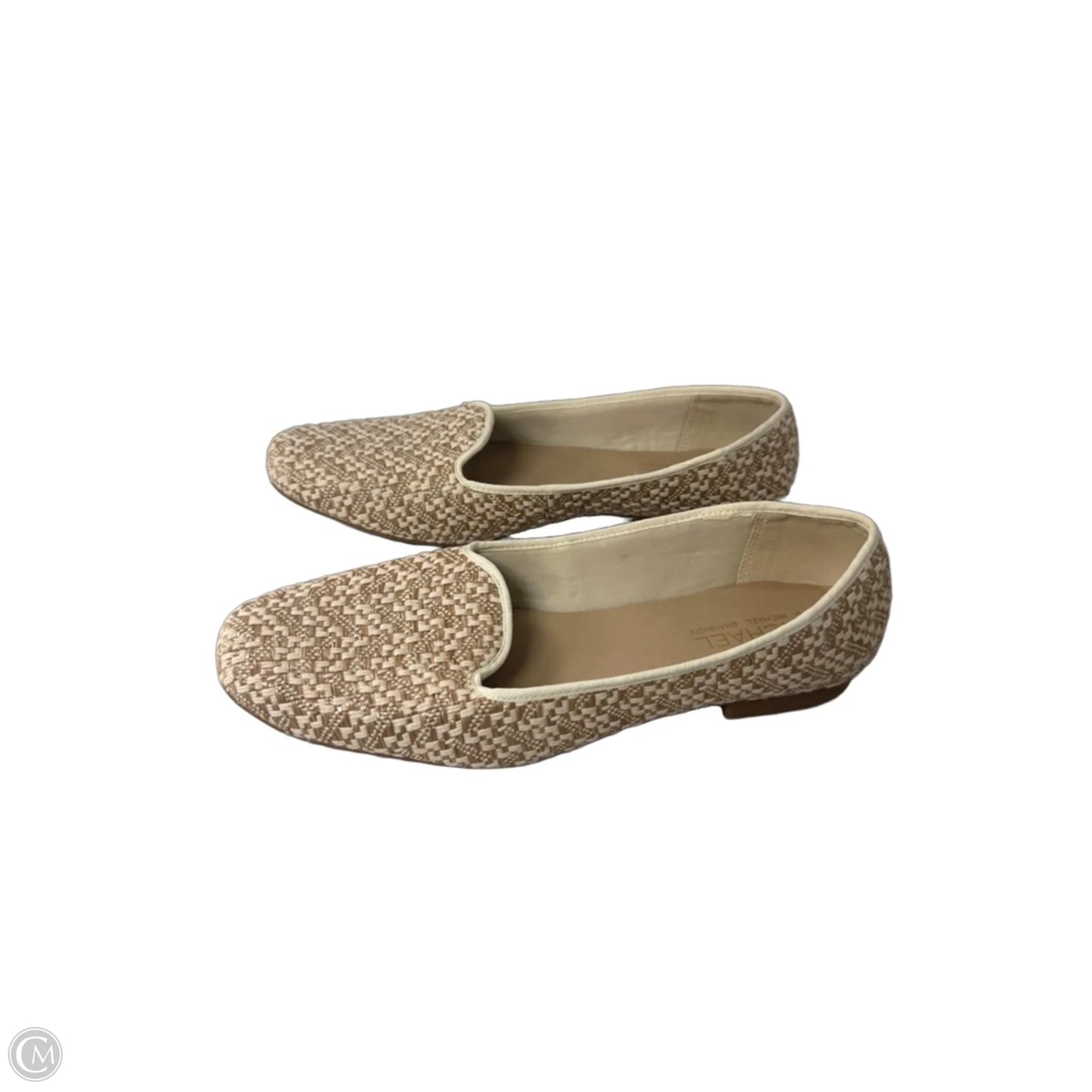 Shoes Flats By Michael Shannon In Cream & Tan, Size: 9