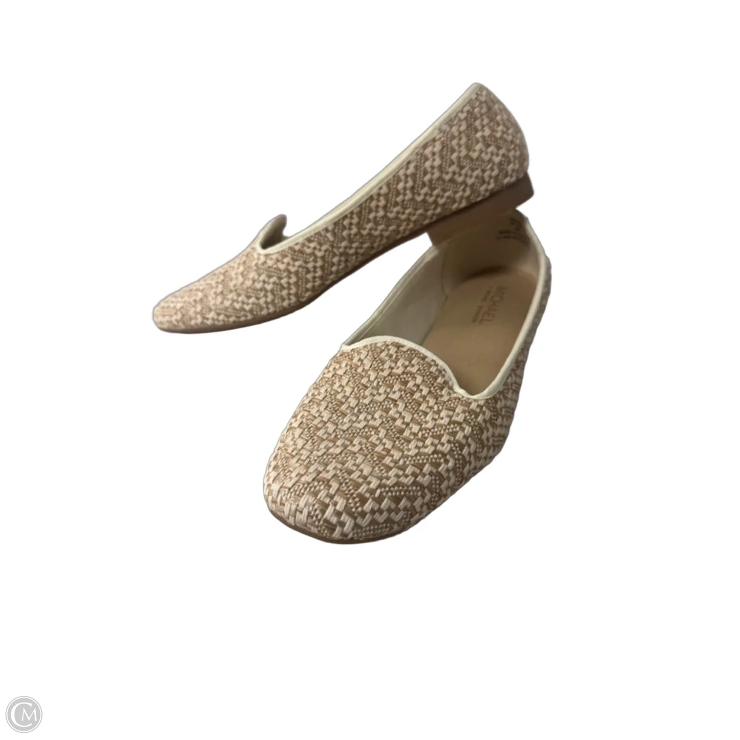 Shoes Flats By Michael Shannon In Cream & Tan, Size: 9