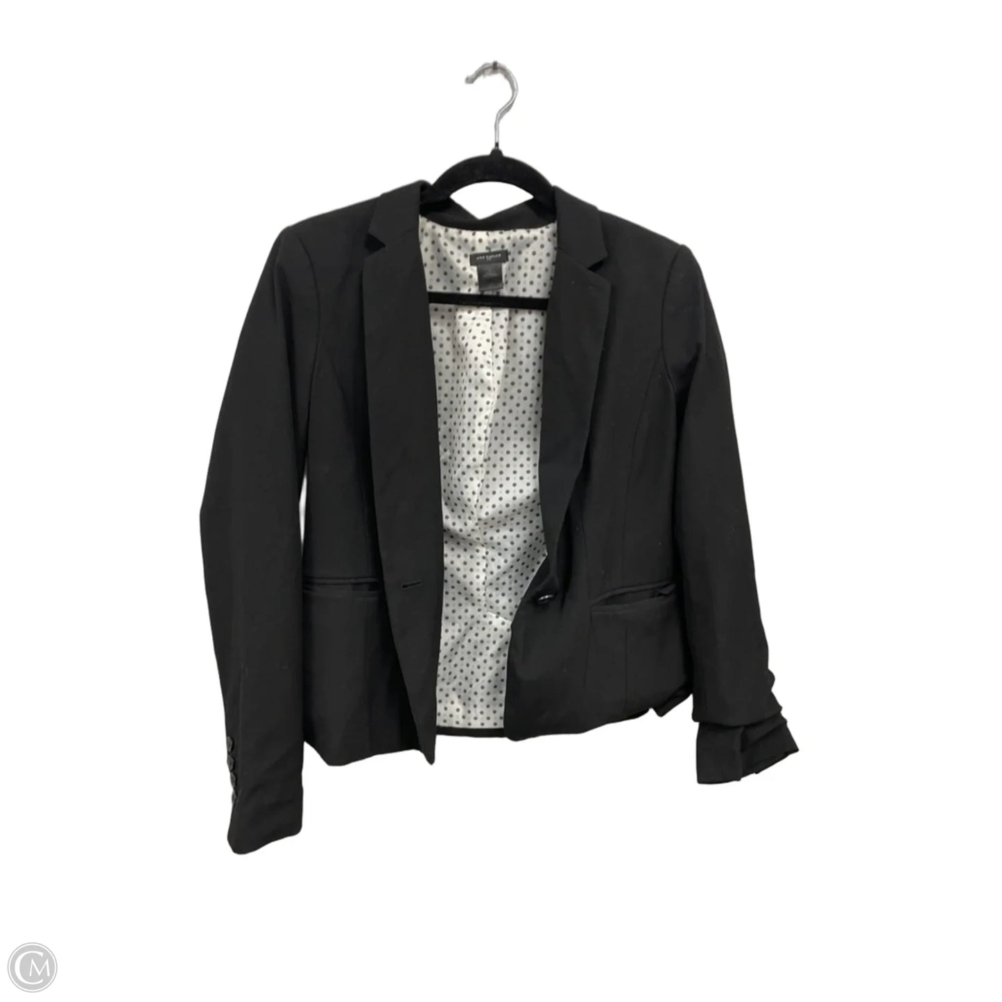 Blazer By Ann Taylor In Black, Size: 4