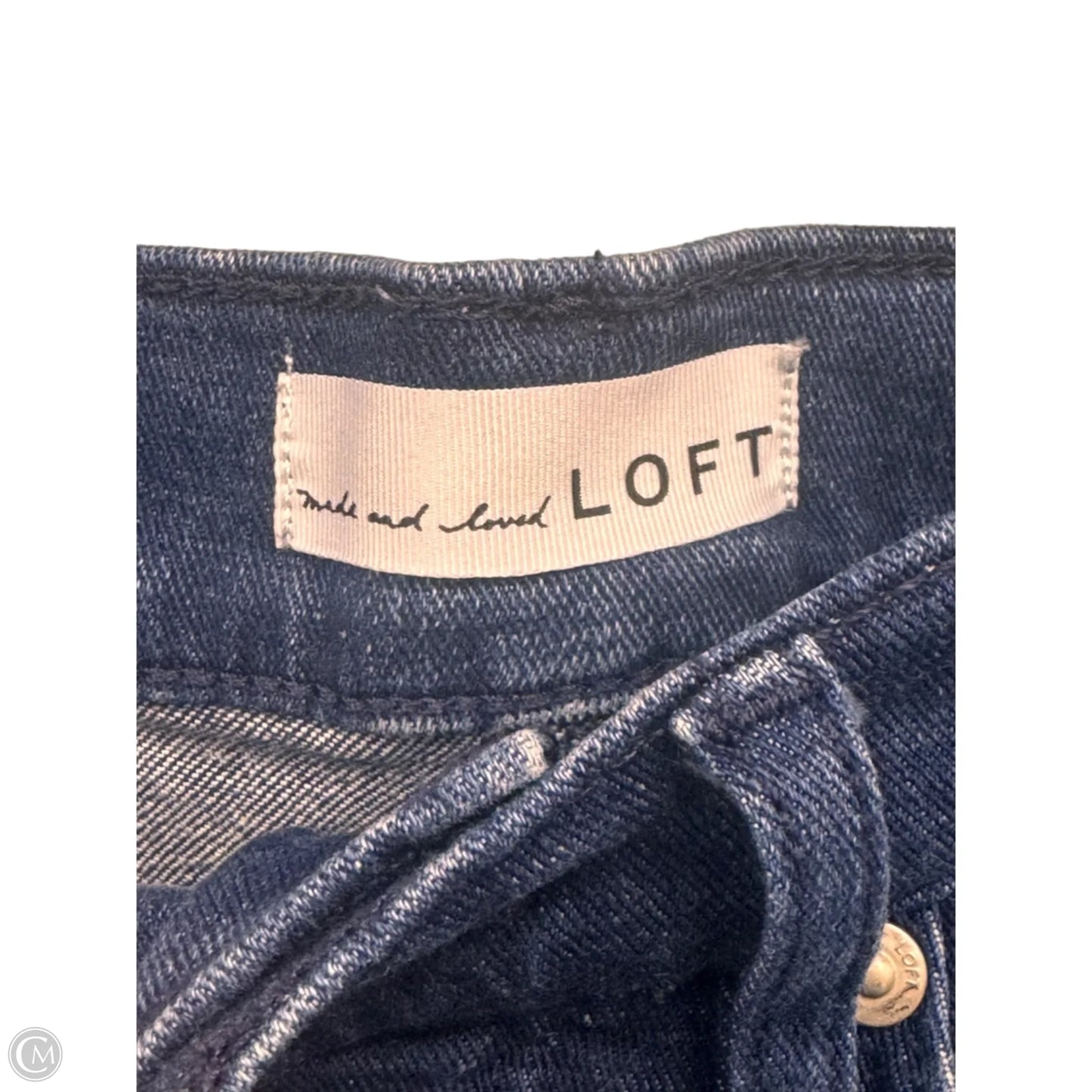 Jeans Flared By Loft In Blue, Size: 6