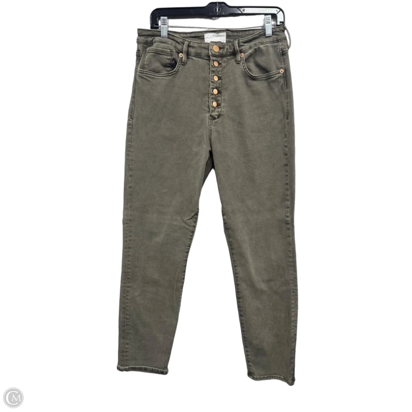 Jeans Straight By Dear John In Green, Size: 12