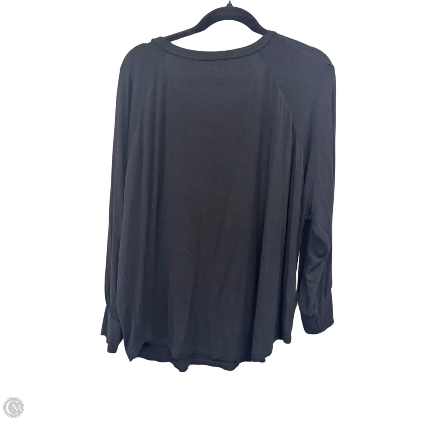 Top Long Sleeve By Loft In Black, Size: L