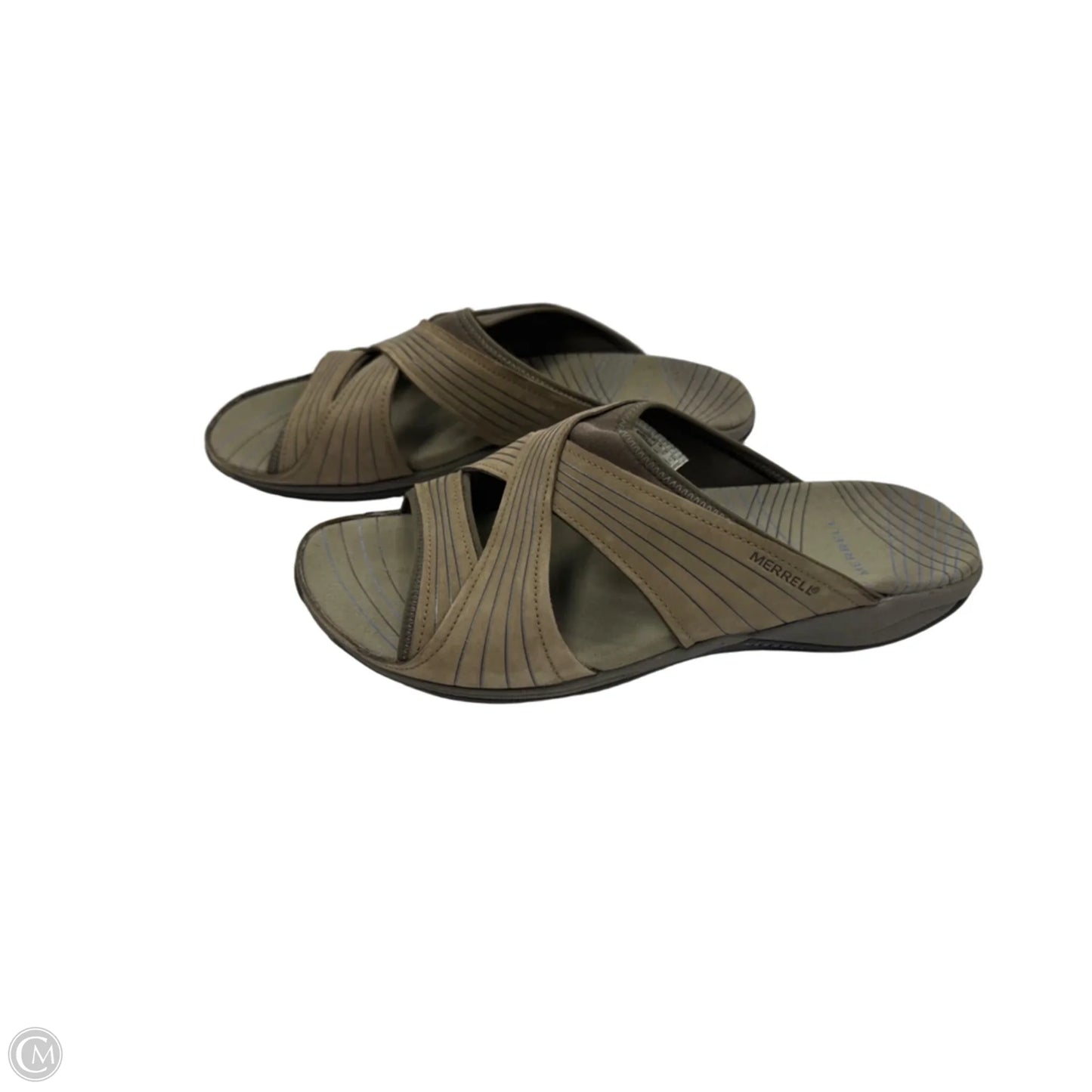 Sandals Flats By Merrell In Tan, Size: 11