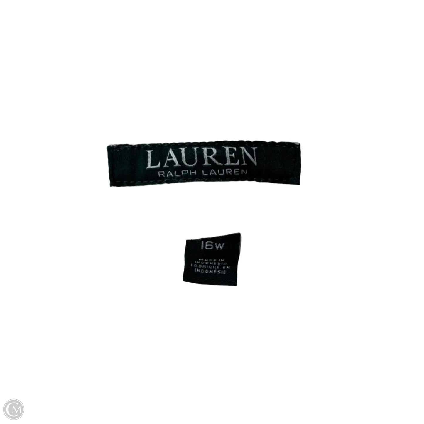Jeans Wide Leg By Lauren By Ralph Lauren In Cream, Size: 16