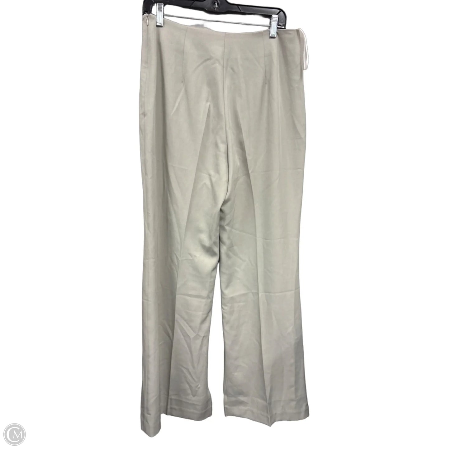 Pants Wide Leg By Commense In Tan, Size: L