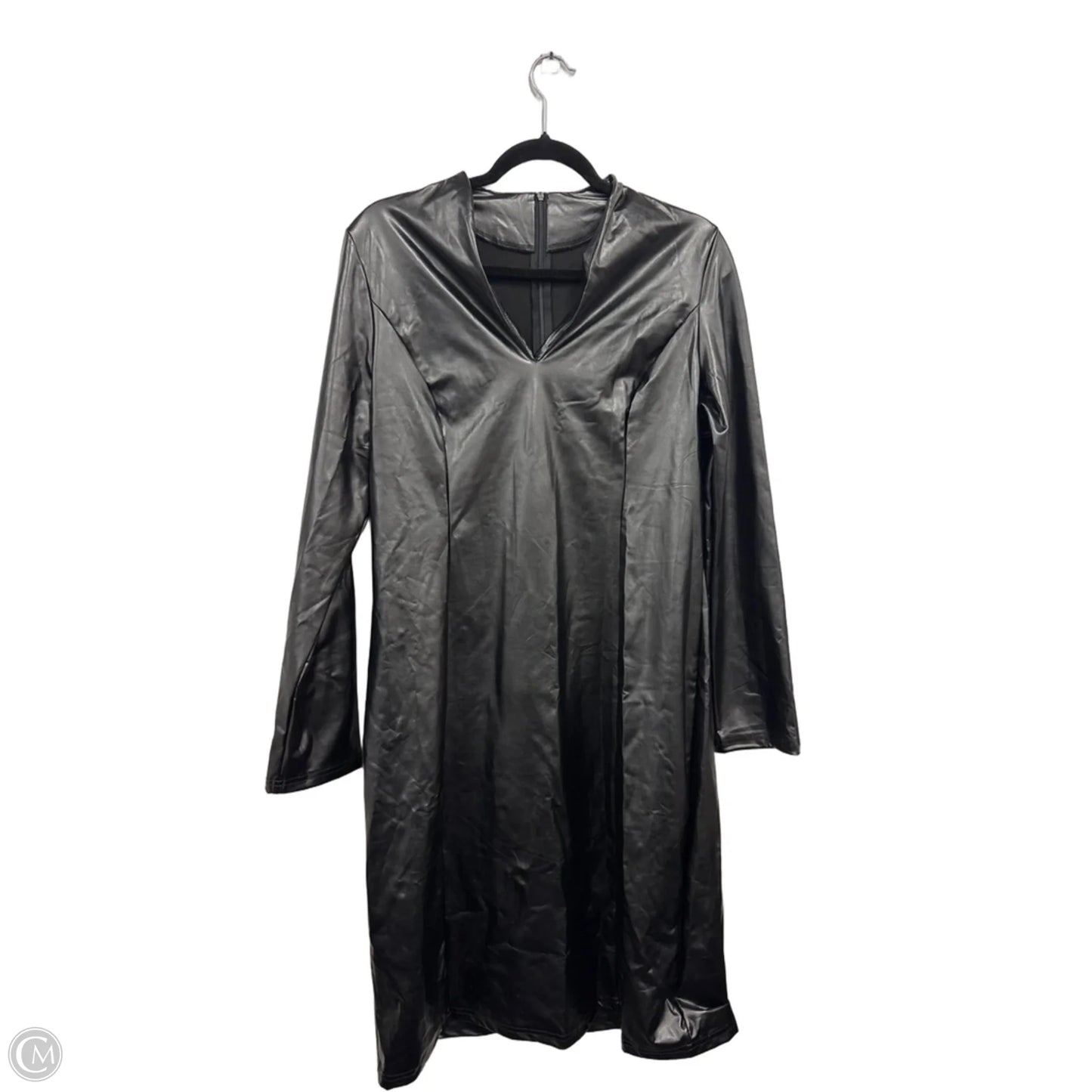 Dress Casual Midi By Clothes Mentor In Black, Size: Xxl