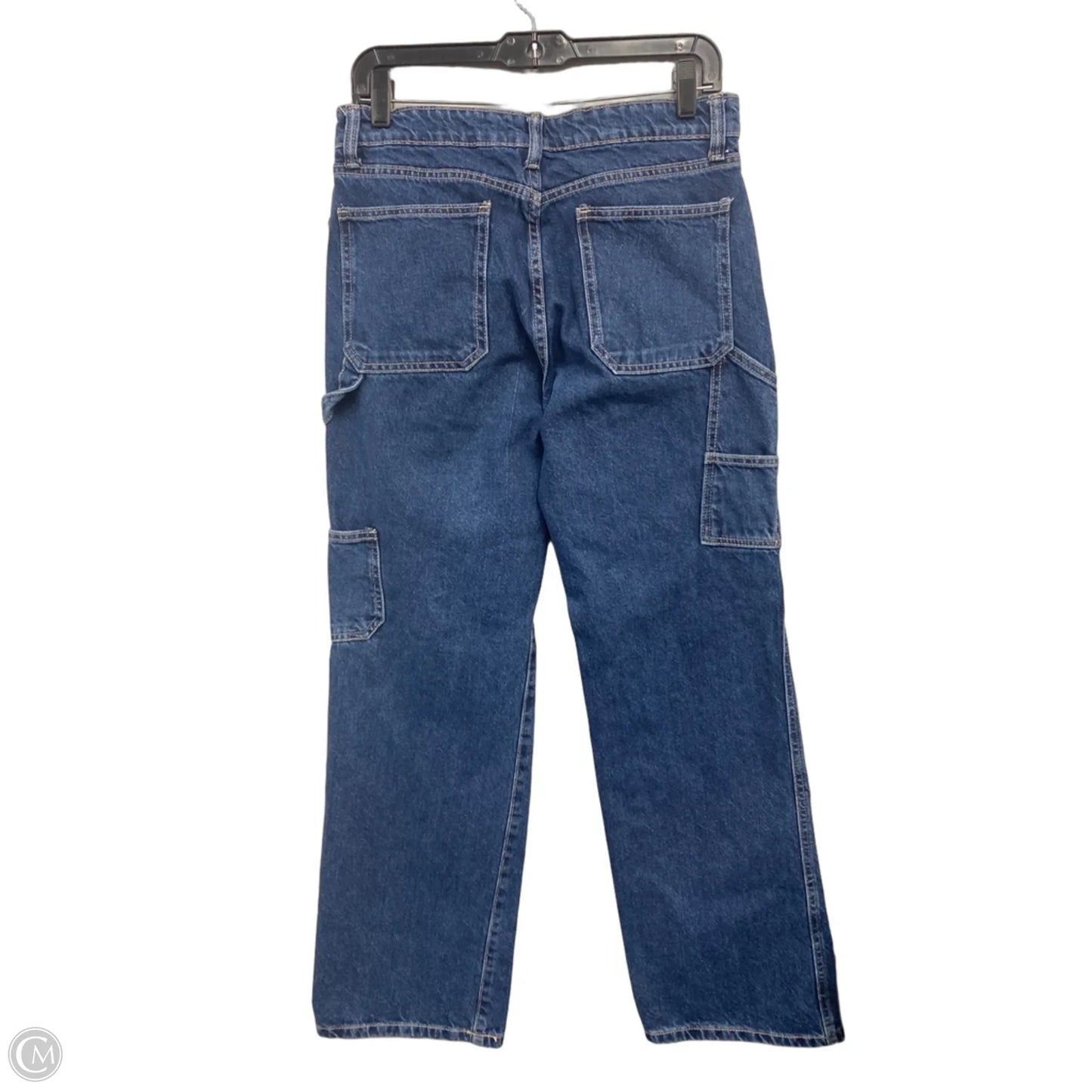 Jeans Wide Leg By Zara In Blue, Size: 6