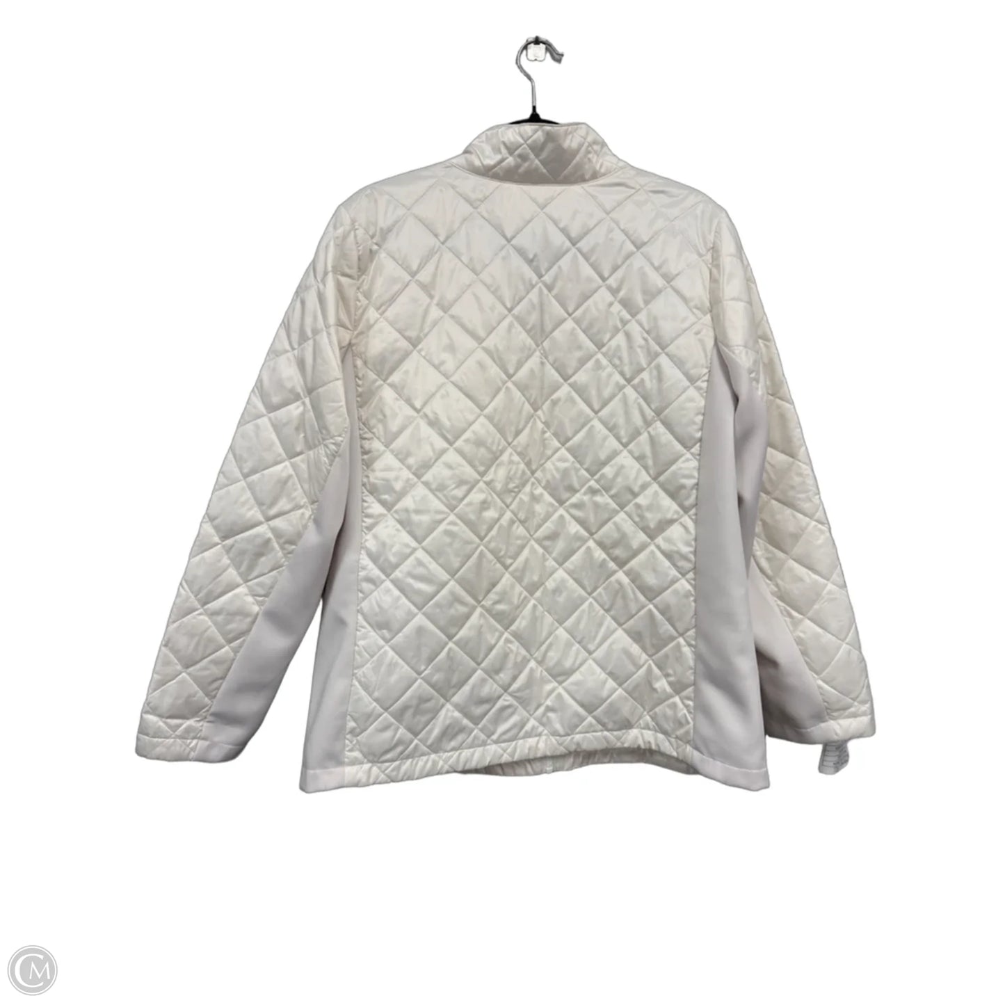 Jacket Puffer & Quilted By Clothes Mentor In Cream, Size: L