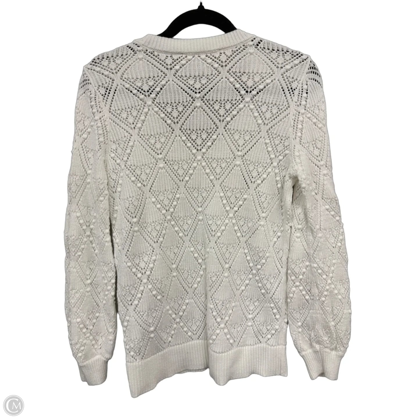 Sweater By Loft In White, Size: M
