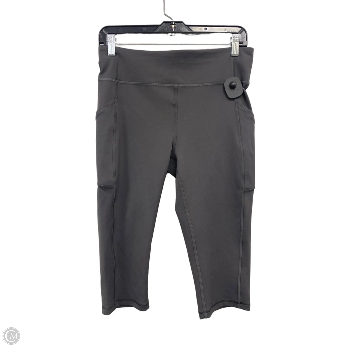 Athletic Leggings Capris By Lululemon In Grey, Size: 10