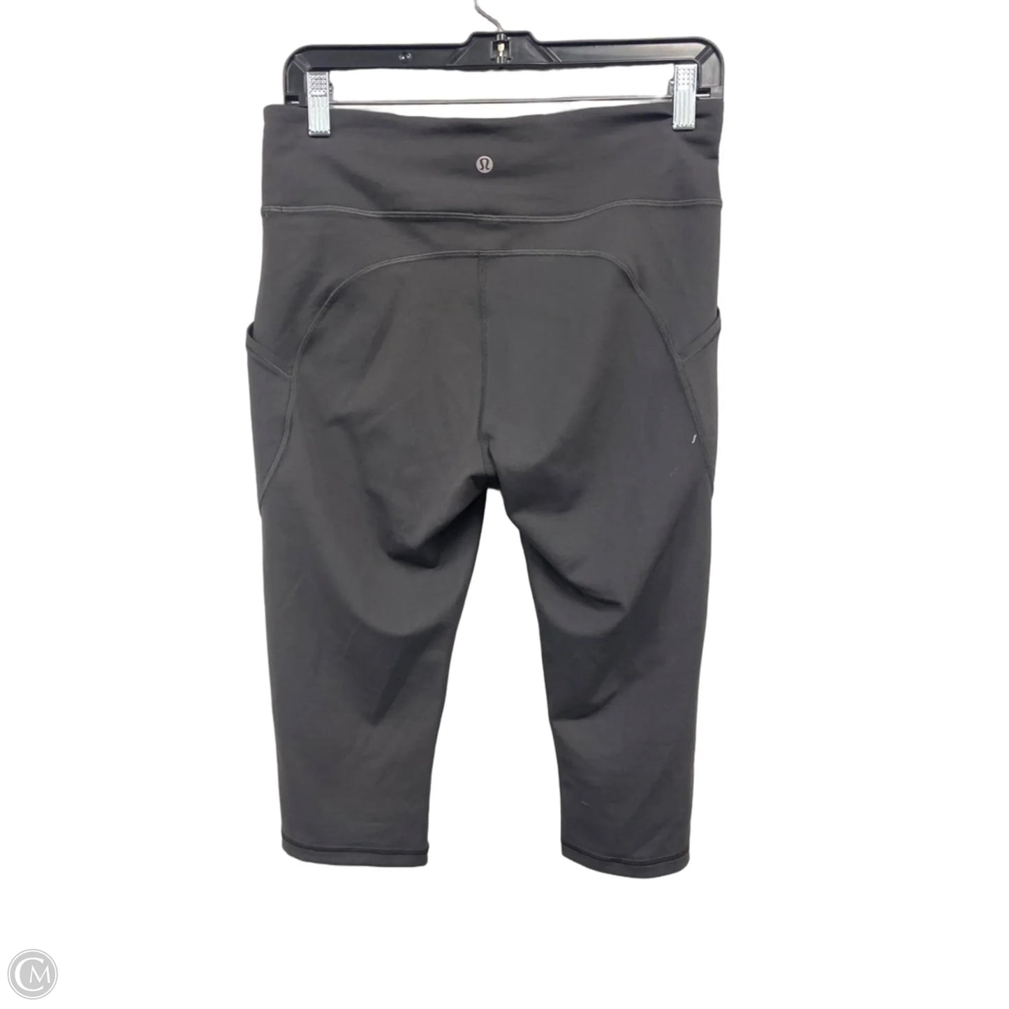 Athletic Leggings Capris By Lululemon In Grey, Size: 10