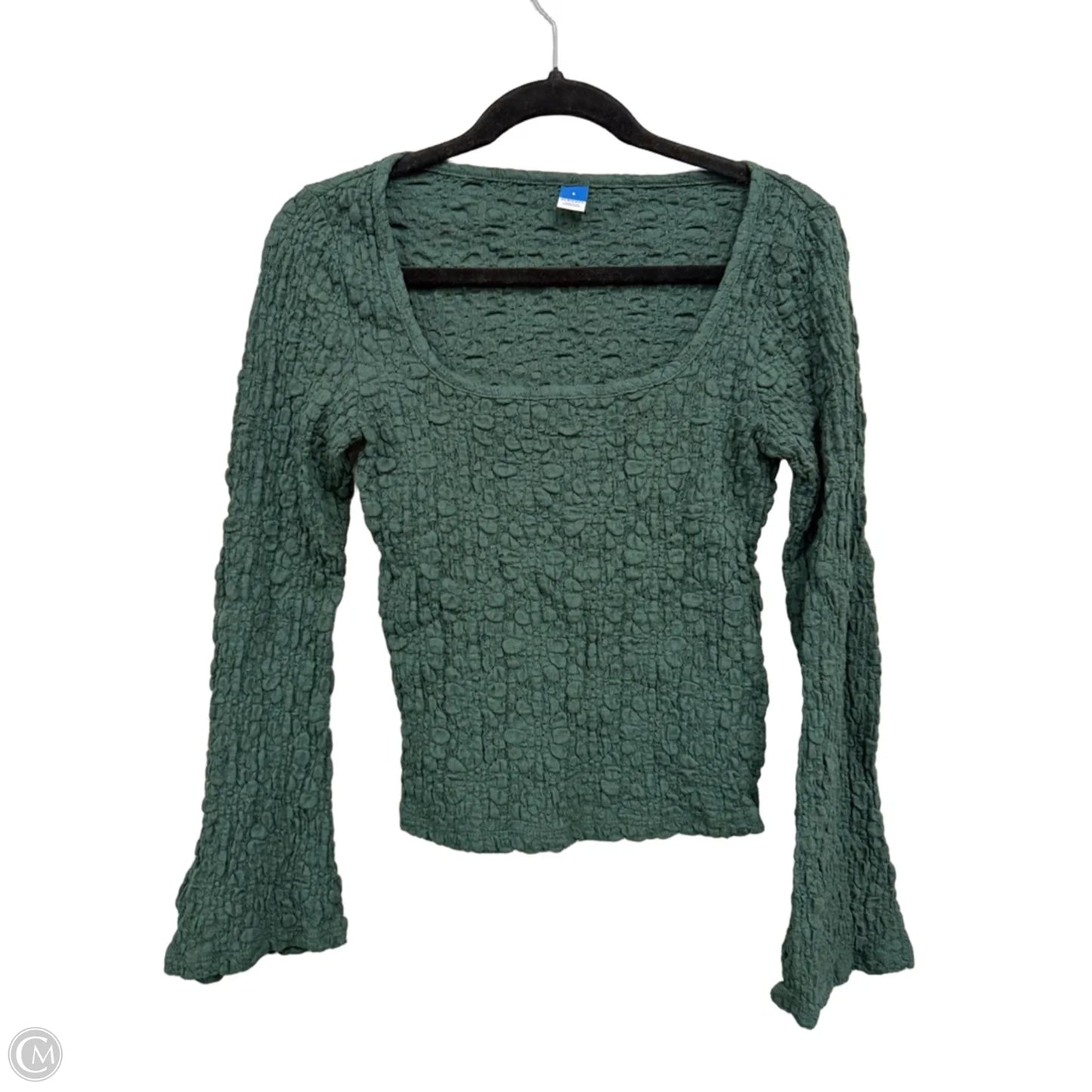 Top Long Sleeve By Old Navy In Green, Size: S