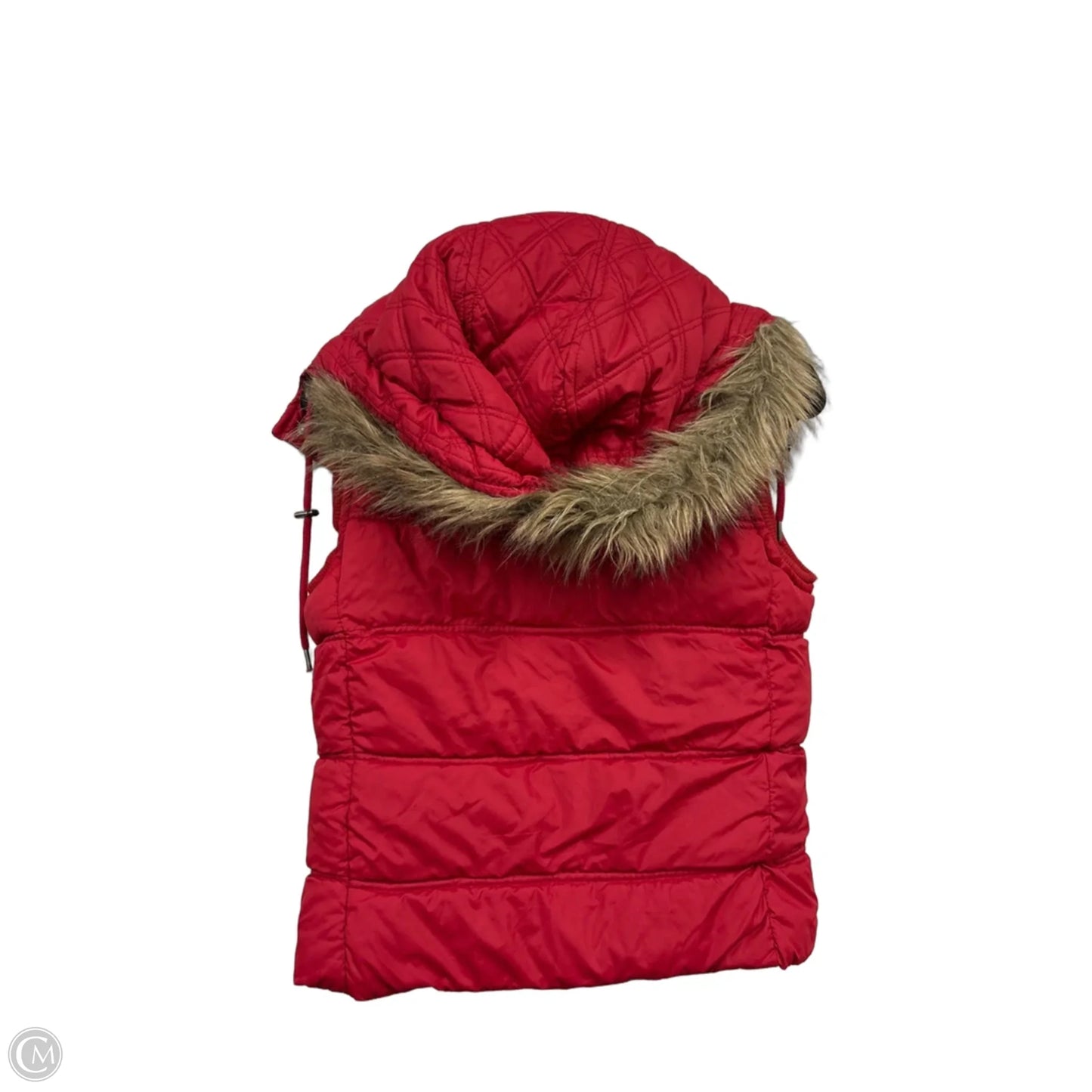 Vest Puffer & Quilted By Aeropostale In Red, Size: M