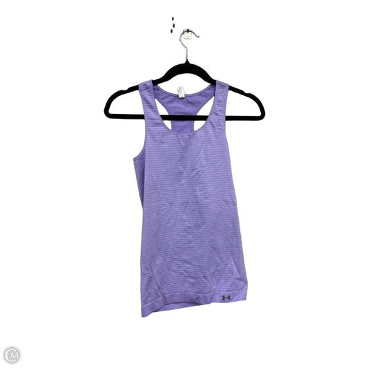 Athletic Tank Top By Under Armour In Purple, Size: S
