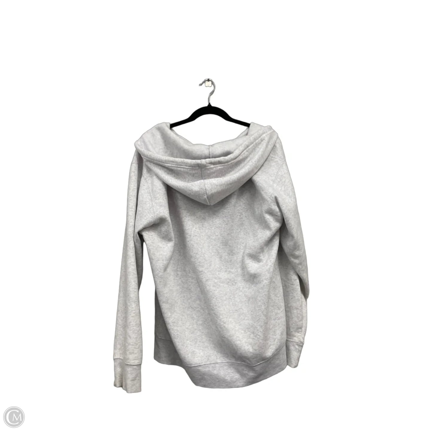 Sweatshirt Hoodie By Clothes Mentor In Grey, Size: Xl