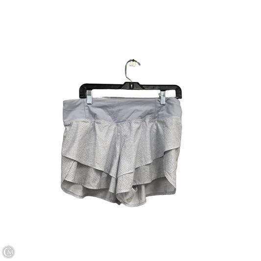 Athletic Shorts By Calia In Grey & White, Size: M
