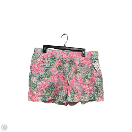 Shorts Designer By Lilly Pulitzer In Blue & Pink, Size: Xl