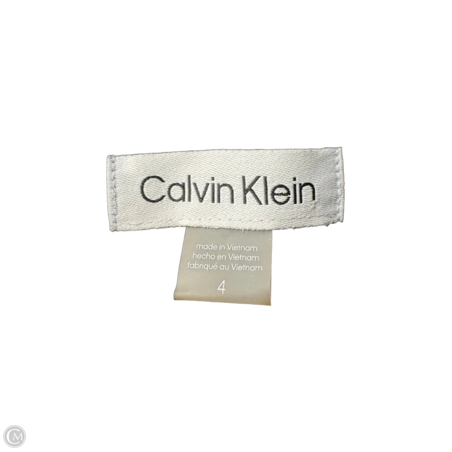 Dress Casual Midi By Calvin Klein In Black, Size: 4