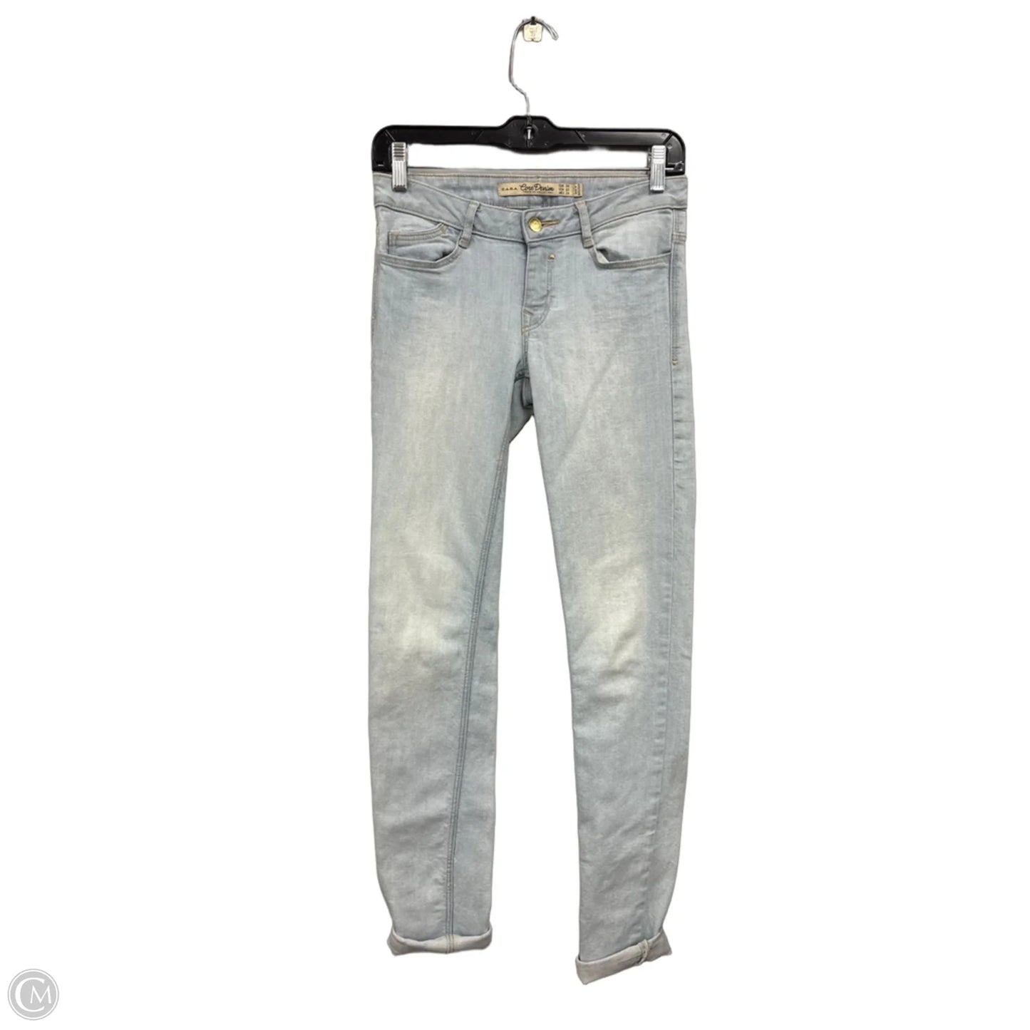 Jeans Skinny By Zara In Blue, Size: 2